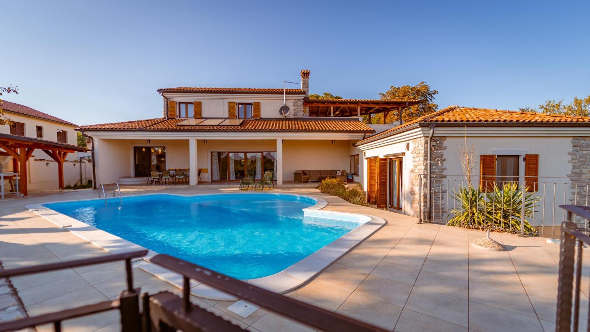Villa Arton Heated Swimming-Pool Zminj Exterior photo